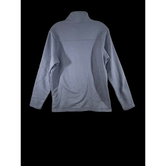 Columbia mens medium blue Great Hart Mountain III Half Zip Fleece sweater - Picture 9 of 15